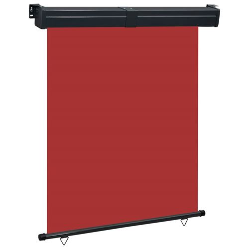 vidaXL Auvent latéral de balcon 140x250 cm Rouge