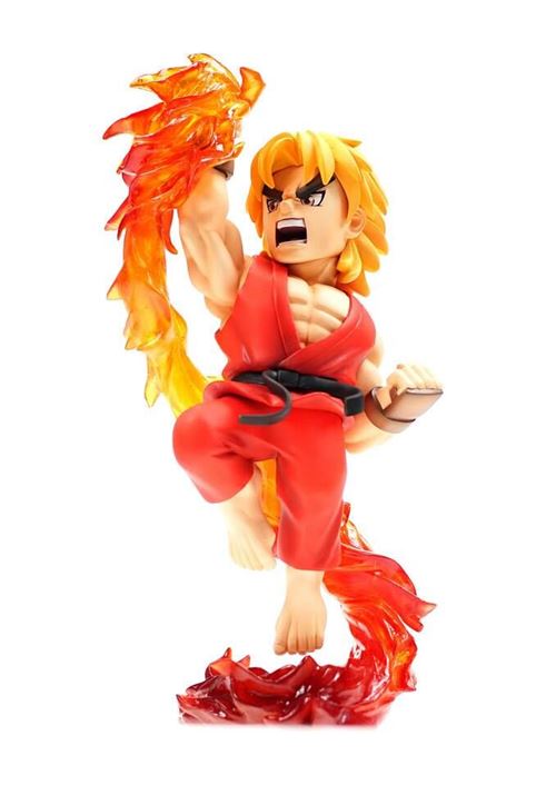 Figurine - Street Fighter - Ken + Diorama