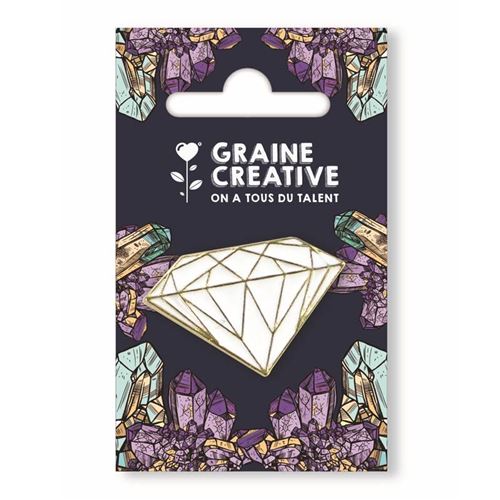 Pin's - Diamant - Graine Créative