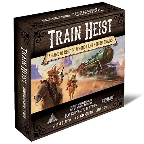 cryptozoic Entertainment Train Heist Board game