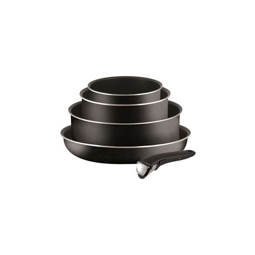 Tefal L2008302 Set 5 Pieces Ingenio Essential - Tous Feux Sauf Induction - Made In France - Noir