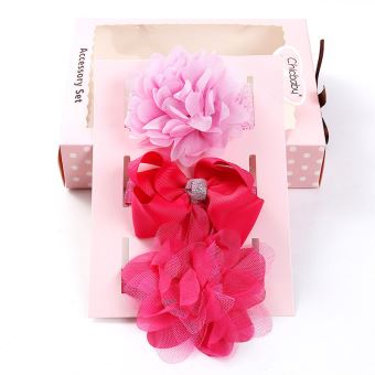 10 11 Sur 10style ღ 3 Pcs Bebe Fille Elastique Fleur Bandeau Stretchy Bowknot Chapeaux B Bandeaux De Sport Achat Prix Fnac