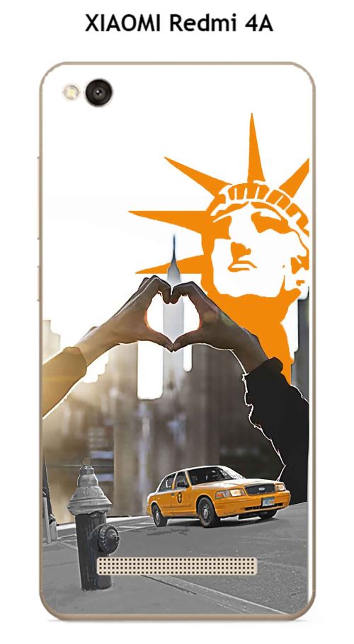 Coque XIAOMI Redmi 4A design New York - Taxi jaune
