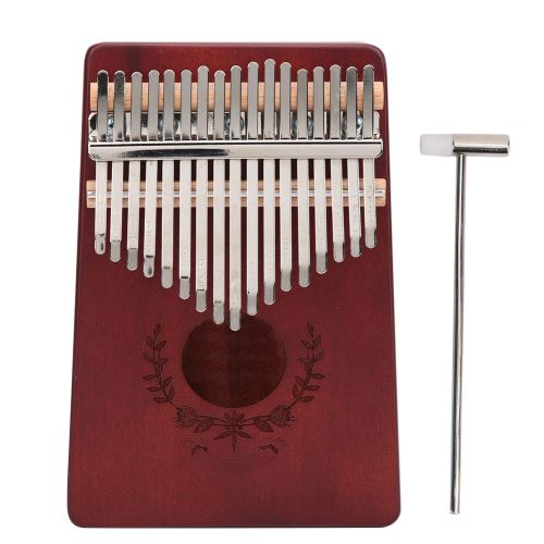 Piano à pouce Kalimba LT‑K17S Portable en Acajou 17 Touche pour Débutants