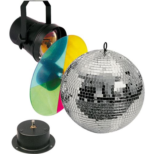 Showtec pack boule à facettes 20 cm