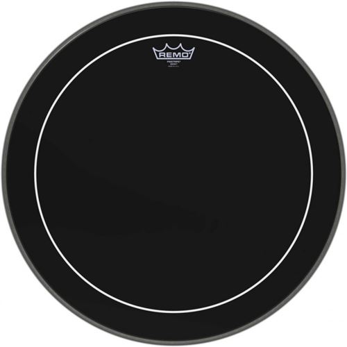Peau de grosse caisse remo ebony pinstripe 20