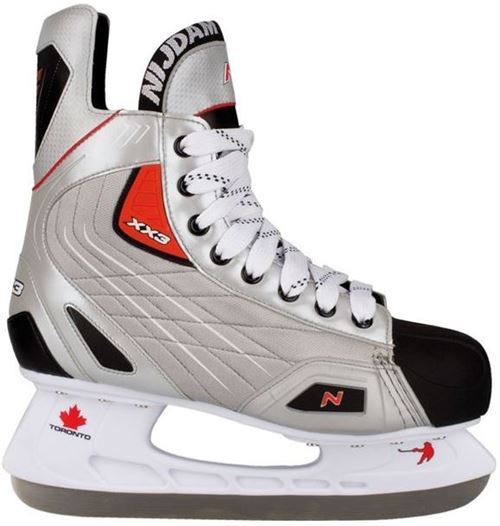 Nijdam patins de hockey sur glace polyester taille 40 3385-ZZR-40