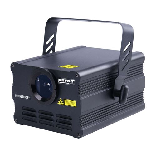 Power Lighting Saturne 500 Rgb V2 - Laser à animations Rouge, Vert, Bleu 500 MW