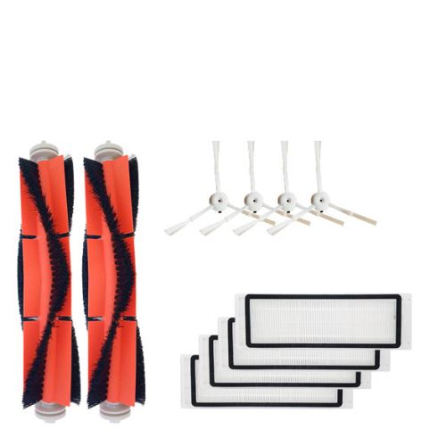 Générique 2 Brosses + 4 + 4 Side Brosse Filtre Pour Xiaomi 1S / Roborock T65 Aspirateur