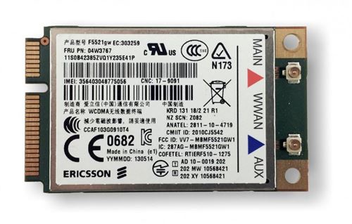 Lenovo ThinkPad Mobile Broadband Global - Modem Cellulaire Sans Fil - 3G - pour ThinkPad L420; L520; T420; T520; X121; X220 Tablet; X230 Tablet