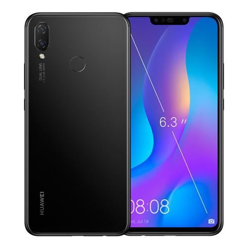 Smartphone Huawei Nova 3i 4Go/128Go Dual Sim Débloqué - Noir