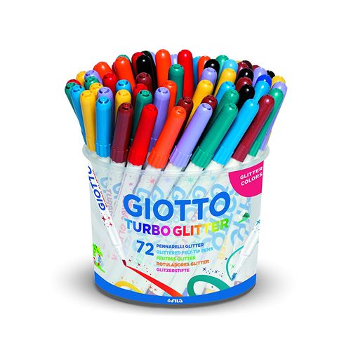 Giotto 5168 00 Kit de dessin feutres à paillettes - Dessin et coloriage  enfant - Achat & prix