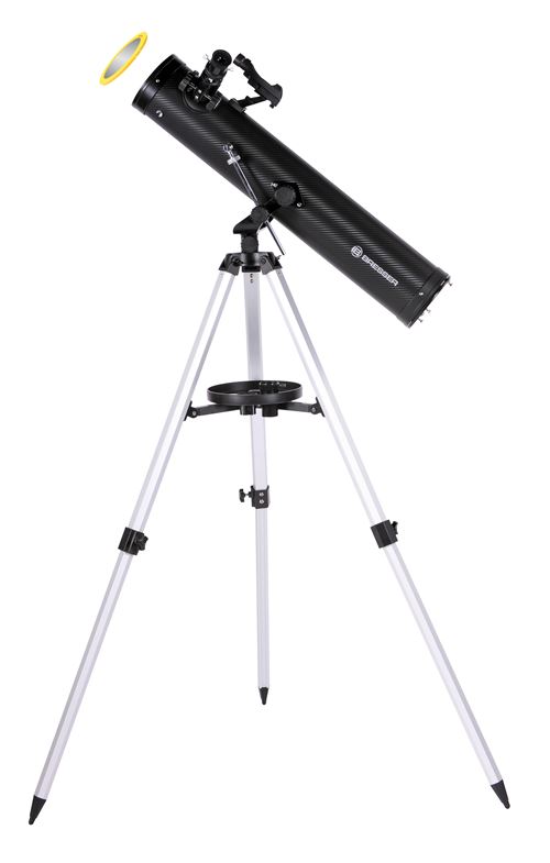 BRESSER Venus 76/700 AZ - Télescope réflecteur avec Adaptateur pour Smartphone