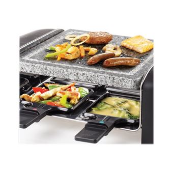 Princess Classic Raclette 4 Stone Grill Party - Raclette/grill/pierre à griller - 600 Watt - noir - 1
