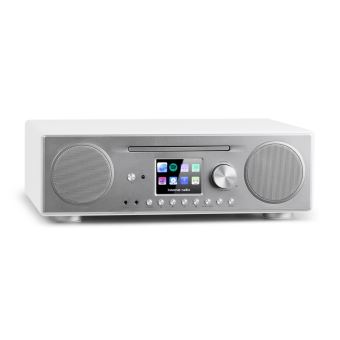 320 sur auna connect cd radio internet avec lecteur cd interface bluetooth port usb compatible mp3 et tuners dab fm rds spotify connect radio achat prix fnac