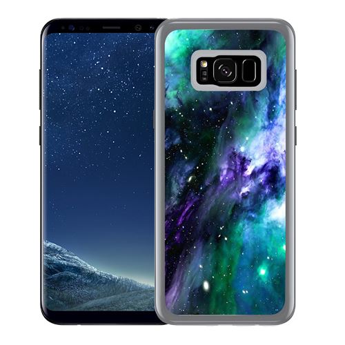 Coque pour Samsung Galaxy S8 galaxie bleu