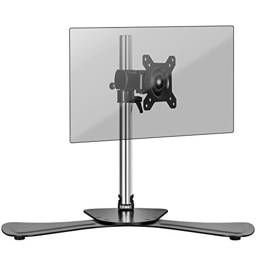 Duronic DM751 support de bureau inclinable, pivotable et rotatif pour écran d'ordinateur LCD/LED