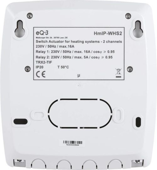 3680 W  2 prises HomeMatic IP 150842 A0 actionneur pour chauffage  230 V