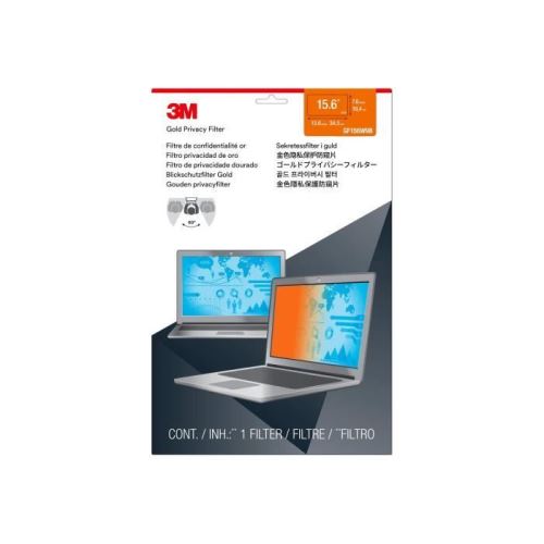 Filtre de confidentialité Gold 3M pour ordinateur portable à écran panoramique 15,6