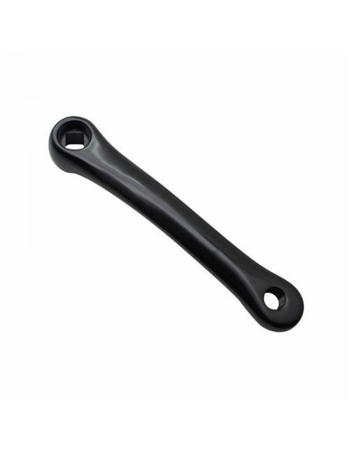 Manivelle gauche 170 newton alu forge etroite noir (sur carte)