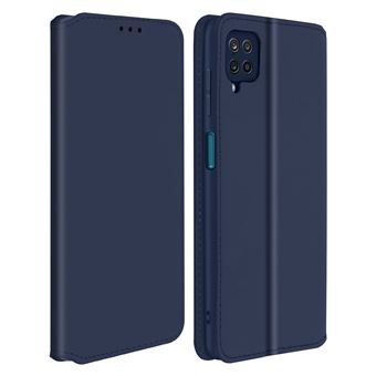 Housse pour Samsung Galaxy A12 Étui Folio Portefeuille Fonction Support Avizar Bleu - 1