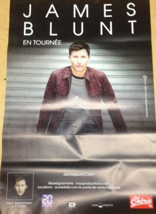 James Blunt - 70x100 cm - AFFICHE / POSTER