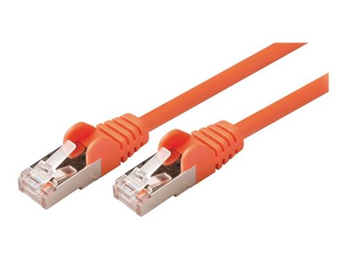 Valueline VLCP85121O10 Câble réseau Cat5e Sf / utp Rj45 (8/8) Mâle - Rj45 (8/8) Mâle 1,00 M Orange