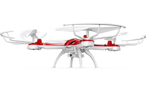 Jamara quadrocoptère Merlo AltitudeHD Flyback 2.4 GHz 33 cm blanc