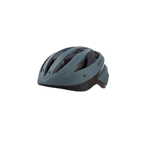 Casque route/vtt polisport sport ride gris fonce/noir mat avec reglage occipital 58/62