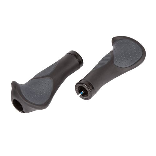 Ergotec poignées Frisco 2 140 / 140 mm noir/gris