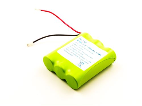Battery universal for cordless phones, PAN, PHI, SAN, NiMH, 3,6V, 1300mAh