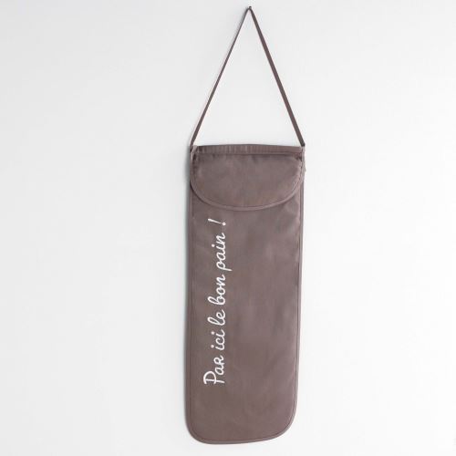 Sac a pain 28 x 70 cm coton cuistot Taupe