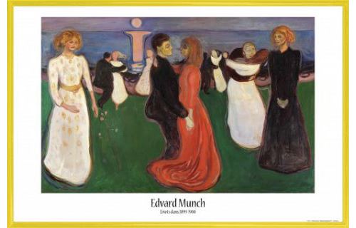 Poster Encadré: Edvard Munch - La Danse De La Vie, 1899 (61x91 cm