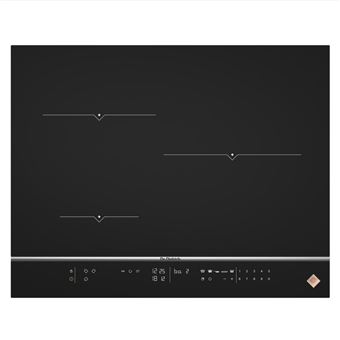 De Dietrich DPI7572X - Table de cuisson à induction - 3 plaques de cuisson - Niche - largeur : 56 cm - profondeur : 49 cm - noir