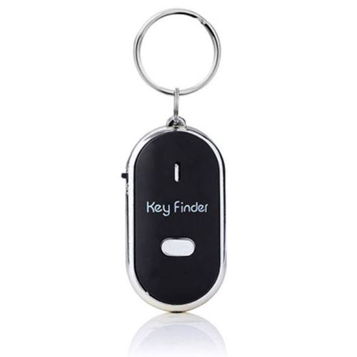 Porte-clefs Trouve Clef Siffleur Key Finder Beeping Flsah Anti-perte Alarme  LED