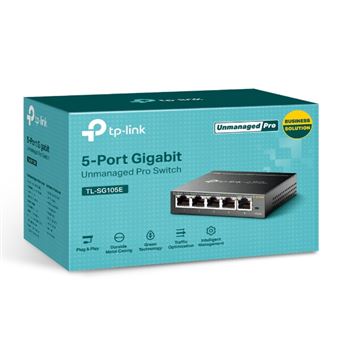 TP-Link Easy Smart TL-SG105E - Commutateur - 5 x 10/100/1000 - de bureau
