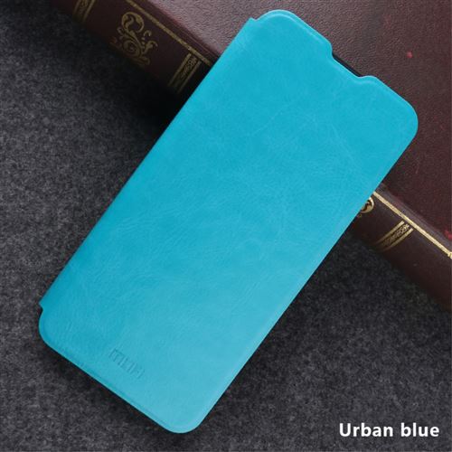 Etui en PU arrière bleu pour votre OnePlus 6T