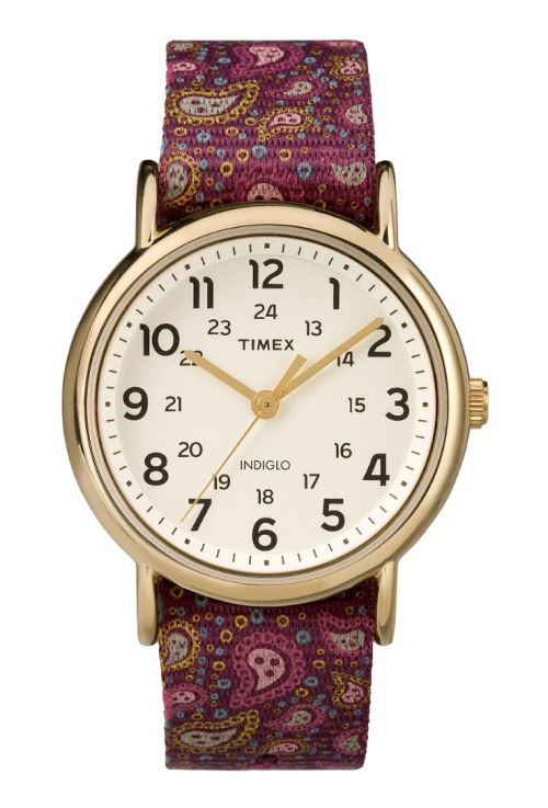 TIMEX Montre Weekender Violet pour Femmes-TW2P81000