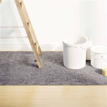 Bâche de protection contre peinture 2532 cm 280 g m² gris - 1