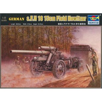 German sFH 18 15cm Field Howitzer TRUMPETER 02304