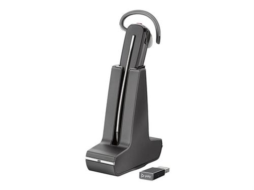 Poly Savi 8240 UC, Microsoft - 8200 Series - micro-casque - convertible - DECT 6.0 - sans fil - USB-C - Certifié pour Microsoft Teams