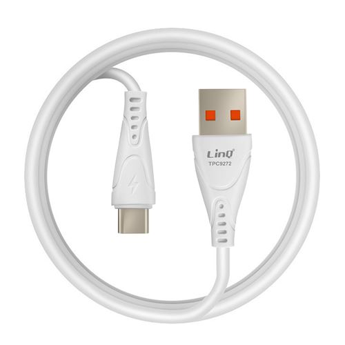 Câble USB-C/USB-C, charge très rapide, 1,2m Blanc 3A, 18W GR7315