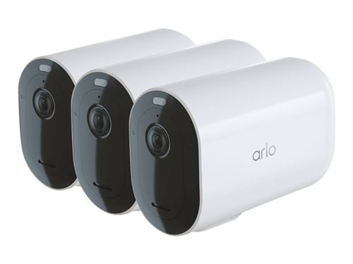 Pack de caméras de surveillance connectées Arlo Pro 4 XL intérieure-extérieure Blanc