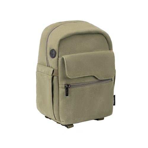 Sac à appareil photo Cwatcun, en toile, léger, modèle D93, taille grande, couleur vert sombre, dimensions 30×14×21 cm