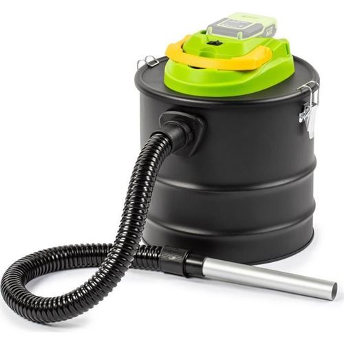 Non Communiqué Aspirateur A Cendres Sans Fil - 20V - Filtre Hepa Lavable - Batterie Et Chargeur Non Inclus