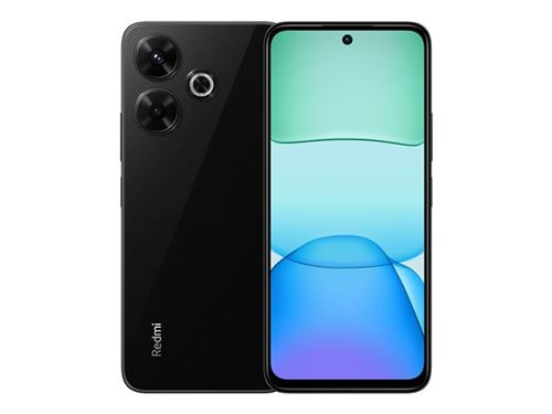 Xiaomi Redmi 13 - 4G smartphone - double SIM - RAM 8 Go / Mémoire interne 256 Go - microSD slot - 6.79" - 2460 x 1080 pixels (90 Hz) - 2x caméras arrière 108 MP, 2 MP - front camera 13 MP - noir minuit