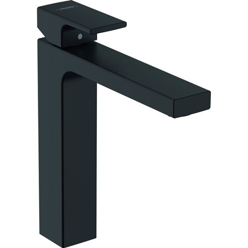 Hansgrohe Vernis Shape Single lever basin mixer 190 without waste set - Matt Black - 71591670