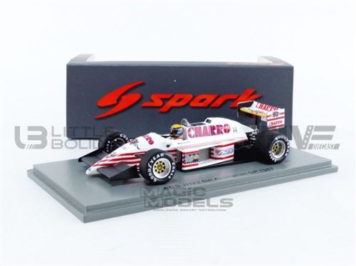 Voiture Miniature de Collection SPARK 1-43 - AGS JH22 - GP Australie 1987 - Red / White - S7221