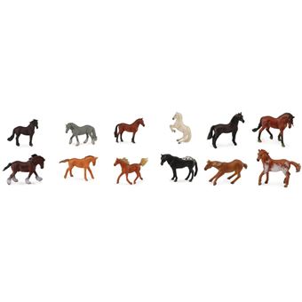 COLLECTA MINI - CHEVAUX: SET DE 12 CHEVAUX - 1
