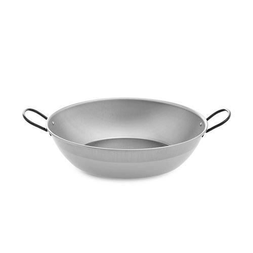 Poêle creuse avec anses Vaello Acier poli Ø 34 cm
